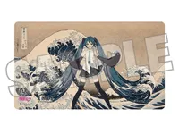 Hatsune Miku x Katsushika Hokusai iXima Desk Mat The Great Wave off Kanagawa