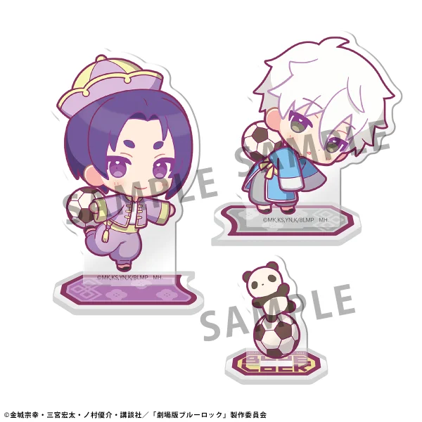 Acrylic Stands Buddycolle  The Movie BLUE LOCK - Episode Nagi- A：Seishiro Nagi＆Reo Mikage Panda ver. (1pc)