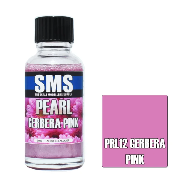 The Scale Modellers Supply (SMS) Pearl GERBERA PINK 30ml - Paints