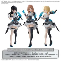 BANDAI HOBBY 30MS OPTION HAIR STYLE & FACE PARTS SET  (HIORI KAZANO/MEGURU HACHIMIYA) - 30 Minutes Sisters (30MS) - photo 8