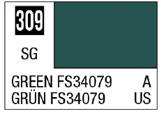 GSI Creos Mr. Color 309 - Green FS34079 (Semi-Gloss/Aircraft) - Paints