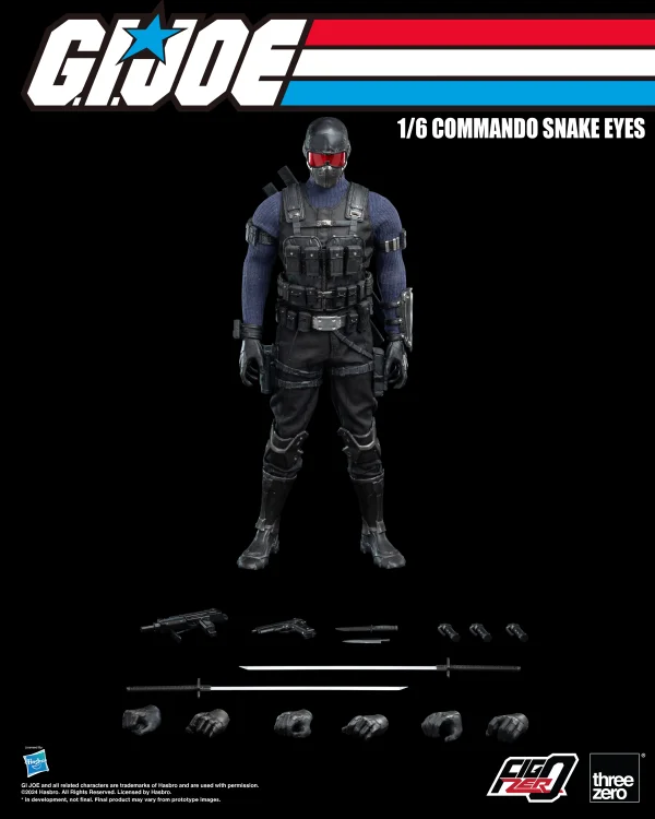 G.I. Joe - FigZero 1/6 Commando Snake Eyes