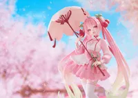 TAITO Sakura Miku AMP+ Figure (Sakura Dress Ver.) - Hatsune Miku - photo 4