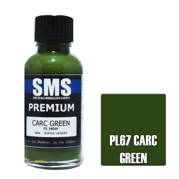 The Scale Modellers Supply (SMS) Premium CARC GREEN FS34094 30ml - Paints