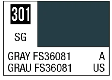 GSI Creos Mr. Color 301 Gray FS36081 (Semi-Gloss/Aircraft) - Paints