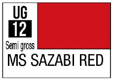 GSI Creos G Color - MS Sazabi Red (Char Custom) - 10ml - Paints