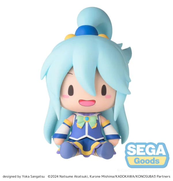 SEGA fuwa petit KONOSUBA -God's blessing on this wonderful world! 3 Chibi Figure Aqua - KONOSUBA -God's Blessing on This Wonderful World!