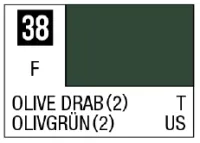 GSI Creos Mr Color Spray - S38 Olive Drab 2 (Flat/Tank) - Paints - photo 1