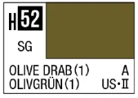 GSI Creos AQUEOUS HOBBY COLOR - H52 SEMI-GLOSS OLIVE DRAB(1) (USAF/ARMY AIRCRAFT) - photo 1