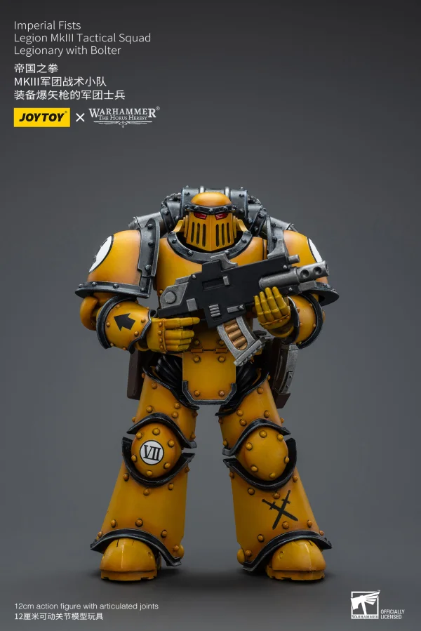 Imperial Fists   Legion MkIII Tactical Squad  Legionary with Bolter