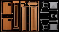 Hasegawa [FA10] 1:12 PARK BENCH & TRASH CAN - Scale Kits - photo 4