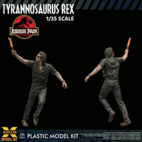 X-PLUS 1/35 Scale Plastic Model Kit Jurassic Park Tyrannosaurus rex - Jurassic Park - photo 10