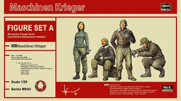 [MK02] 1:20 Ma.K. FIGURE SET A (Mercenary Troops' Arms Cold District Maintenance Soldiers)