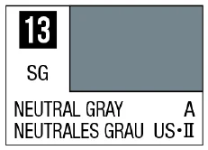 GSI Creos Mr Color Spray - S13 Neutral Gray (Semi-Gloss/Aircraft) - Paints