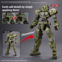BANDAI HOBBY CUSTOMIZE MATERIAL (DECORATION PARTS 1 GRAY) - 30 Minutes Label - photo 3
