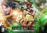 Prime 1 Studio Ultimate Premium Masterline  TV animation Attack On Titan  Levi versus Beast Titan Bonus Version - Attack on Titan - photo 57