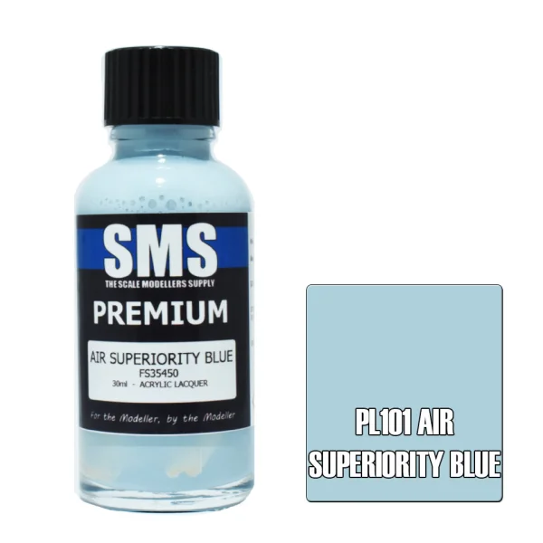 The Scale Modellers Supply (SMS) Premium AIR SUPERIORITY BLUE FS35450 30ml - Paints