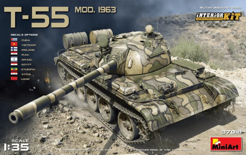 [37018] 1/35 T-55 Mod. 1963 Interior Kit