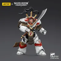 JOYTOY White Scars Legion Praetor in Cataphractii Terminator Armour with Cyber Hawk, Chogorian sword and combi-melta - Warhammer 40K - photo 11