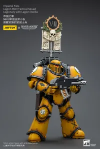 JOYTOY Imperial Fists   Legion MkIII Tactical Squad Legionary with Legion Vexilla - Warhammer 40K - photo 2
