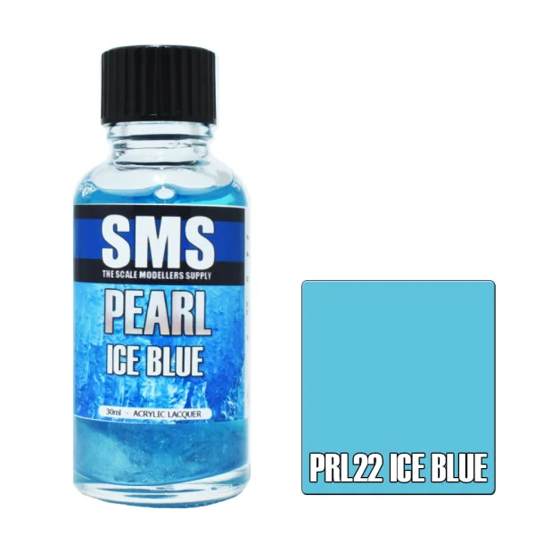 The Scale Modellers Supply (SMS) Pearl ICE BLUE 30ml - Paints