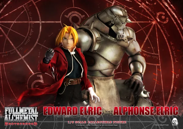 threezero Fullmetal Alchemist: Brotherhood - FigZero 1/6 Edward Elric + Alphonse Elric Twin-Pack - Fullmetal Alchemist: Brotherhood