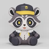 Huggy Good Smile Baseball Raccoon