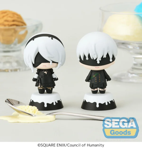 Tiny Melties TV Anime "NieR:Automata Ver1.1a" Mini Figure Vol.1 (EX) [Pack of 2: 2B(1pc) 9S(1pc)]