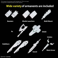 BANDAI HOBBY OPTION PARTS SET GUNPLA 13 (GUNPLA BATTLE ARM ARMS) - Mobile Suit Gundam - photo 3