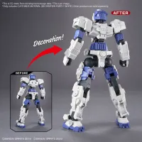 BANDAI HOBBY CUSTOMIZE MATERIAL (DECORATION PARTS 1 WHITE) - 30 Minutes Label - photo 3