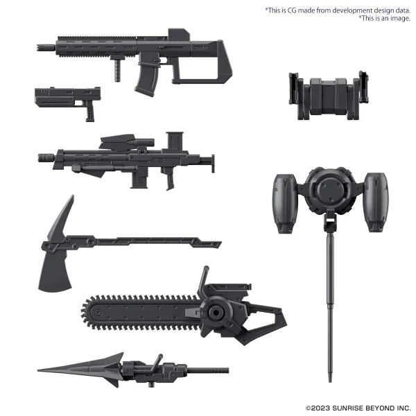 BANDAI HOBBY HG 1/72 AMAIM Warrior at the Borderline Weapon Set6 - AMAIM Warrior at the Borderline