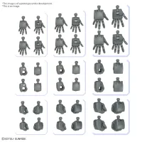 BANDAI HOBBY OPTION PARTS SET GUNPLA 04 (BUILD HANDS ROUND) - Mobile Suit Gundam - photo 1