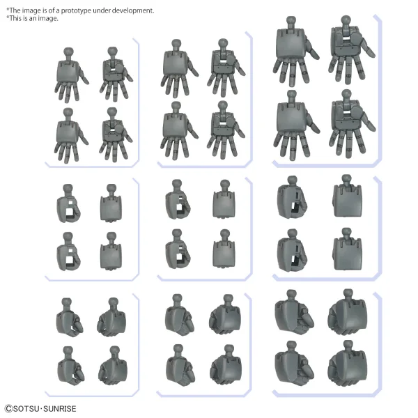 OPTION PARTS SET GUNPLA 04 (BUILD HANDS ROUND)