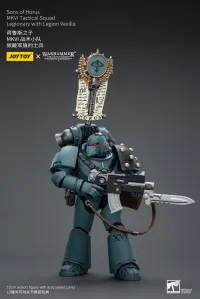 JOYTOY Sons of Horus MKVI Tactical Squad Legionary with Legion Vexilla - Warhammer 40K - photo 5