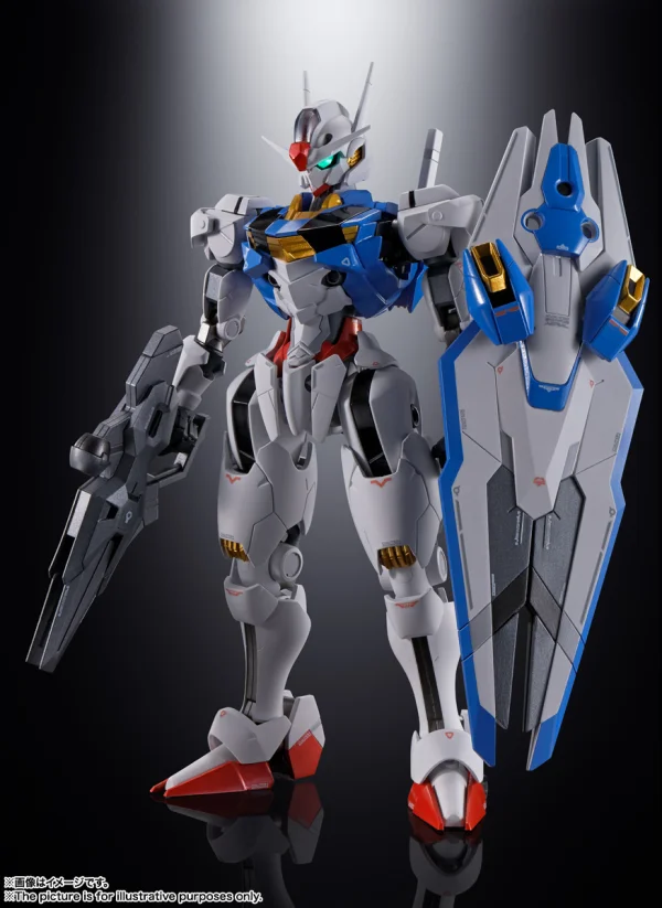 TAMASHII NATIONS Gundam Aerial Mobile Suit Gundam: The Witch from Mercury, Bandai Spirits Chogokin - Mobile Suit Gundam: The Witch from Mercury
