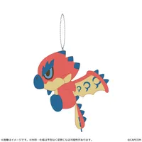 CAPCOM MONSTER HUNTER CHIBI STYLE Plush Keychain: Rathalos - Monster Hunter - photo 2