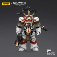 JOYTOY White Scars Legion Praetor in Cataphractii Terminator Armour with Cyber Hawk, Chogorian sword and combi-melta - Warhammer 40K - photo 1