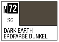 GSI Creos Acrysion N72 - Dark Earth (Semi-Gloss/Aircraft) - Paints