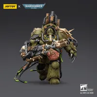 JOYTOY Death Guard Lord of Virulence with Power Fist and Twin Plague Spewer - Warhammer 40K - photo 5