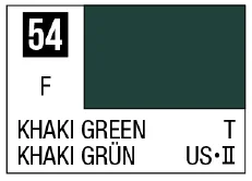 GSI Creos Mr. Color 54 - Khaki Green (Flat/Tank) - Paints