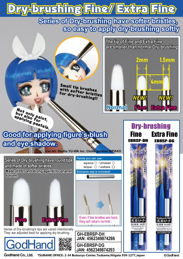 GodHand - Brushwork PRO Dry-brushing Fine