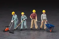 Hasegawa [WM03] 1:35 CONSTRUCTION WORKER SET A - Scale Kits - photo 2