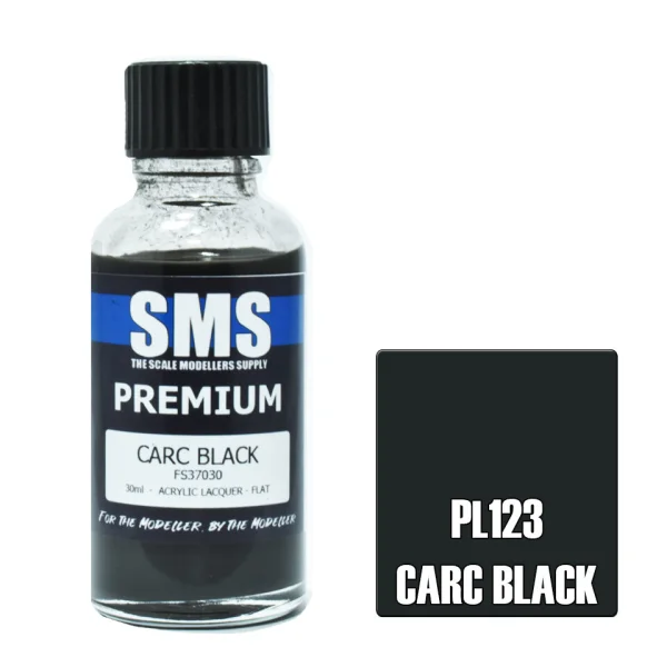 The Scale Modellers Supply (SMS) Premium CARC BLACK FS37030 30ml - Paints
