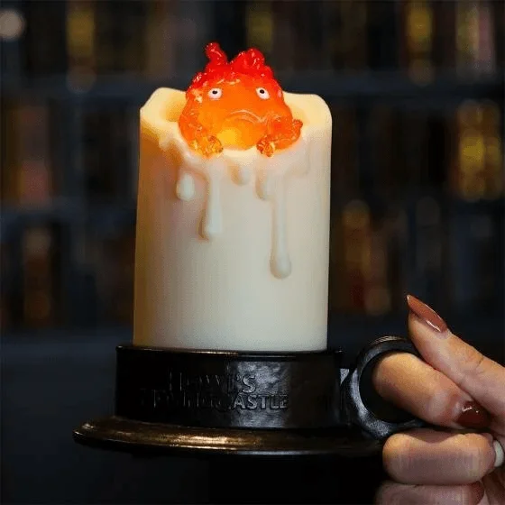 Swinging Calcifer LED Candle "Howl's Moving Castle" (Box/3)