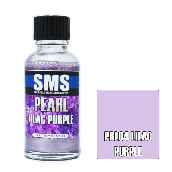 The Scale Modellers Supply (SMS) Pearl LILAC PURPLE 30ml - Paints