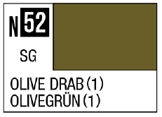 GSI Creos Acrysion N52 - Olive Drab 1 (Semi-Gloss/Aircraft) - Paints