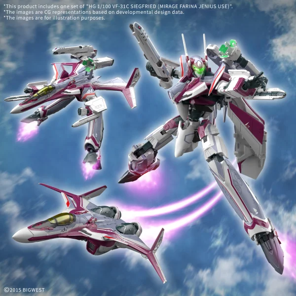 HG 1/100 VF-31C SIEGFRIED (MIRAGE FARINA JENIUS USE)