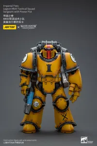 JOYTOY Imperial Fists   Legion MkIII Tactical Squad  Sergeant with Power Fist - Warhammer 40K - photo 1
