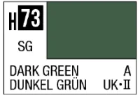 GSI Creos AQUEOUS HOBBY COLOR - H73 SEMI-GLOSS DARK GREEN (RAF AIRCRAFT) - Paints - photo 1