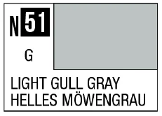 GSI Creos Acrysion N51 - Light Gull Gray (Gloss/Aircraft) - Paints